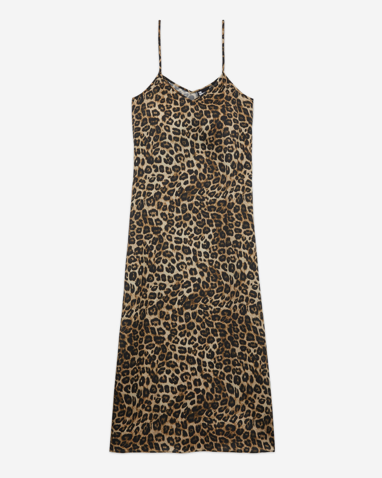 The Kooples WOMEN LEOPARD long leopard print silk dress