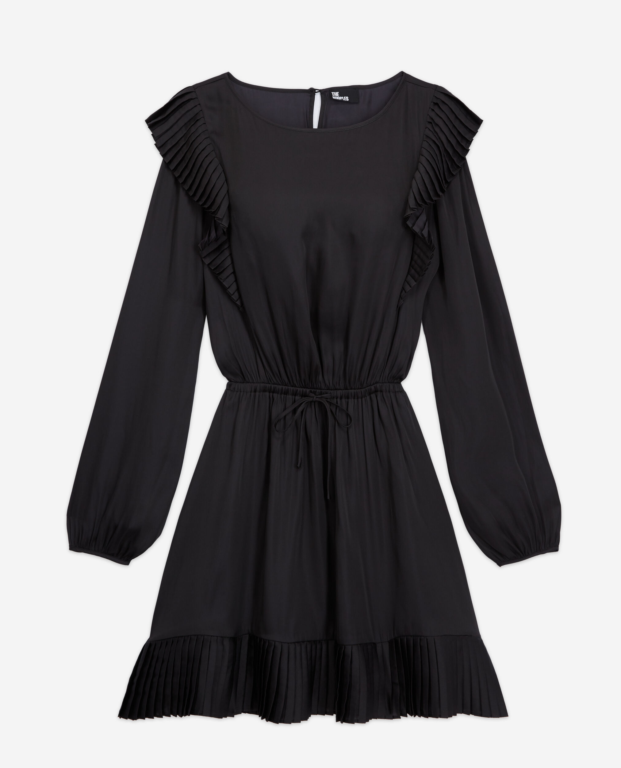 Schwarzes kurzes Kleid, BLACK, hi-res image number null