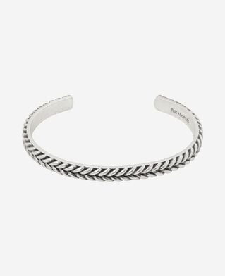The Kooples MEN SILVER silver bangle bracelet