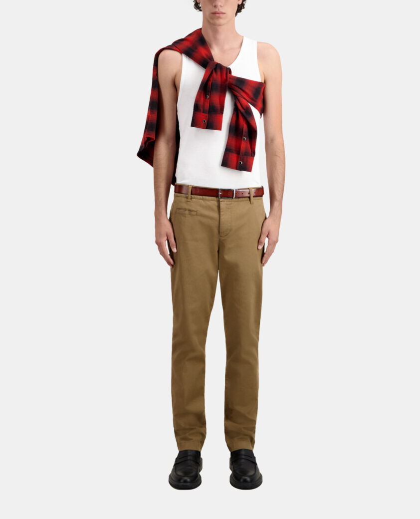 The Kooples HERREN CAMEL beige chinohose