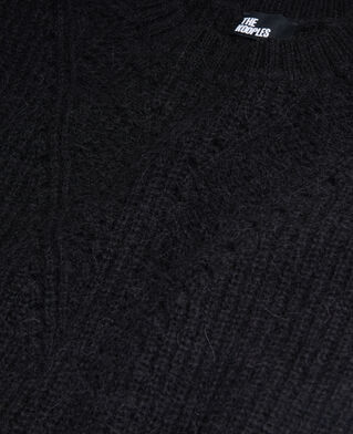 The Kooples WOMEN BLACK black wool-blend sweater