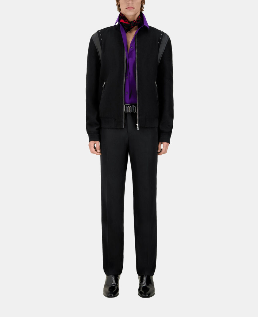 The Kooples H BLACK black jacket with studs