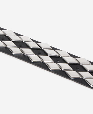 The Kooples FEMME BLACK ceinture en cuir noir avec clous