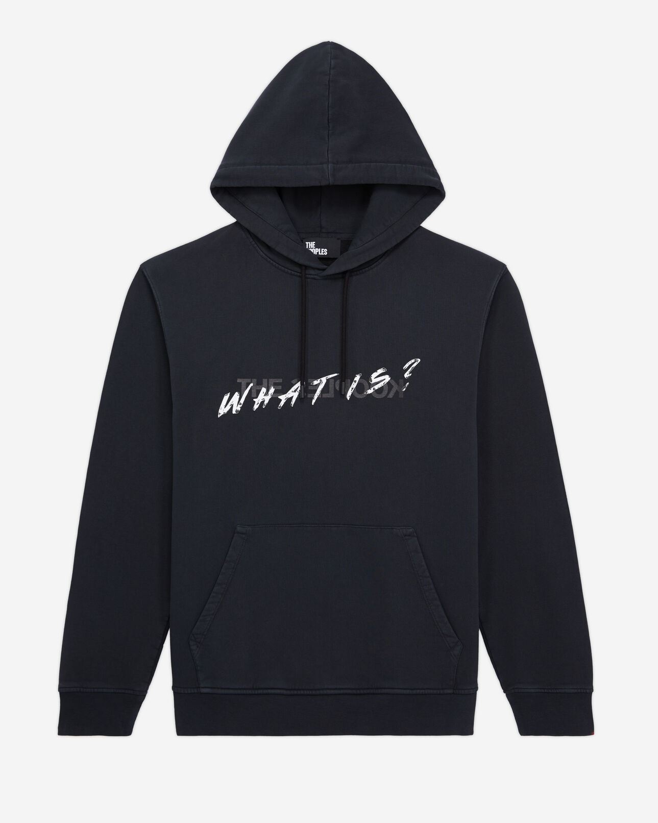 The Kooples MEN BLACK WASHED men's black what is hoodie