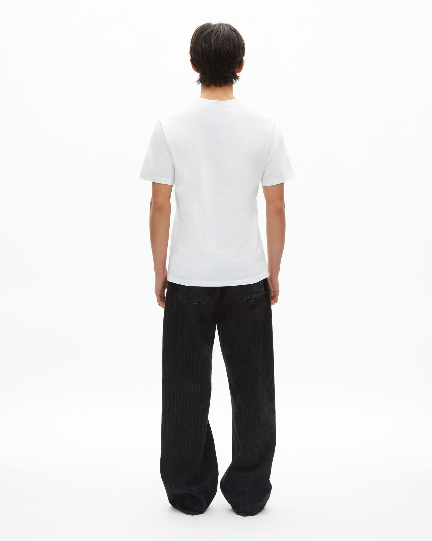 T-shirt avec flocage cœur blanc, WHITE, hi-res image number null