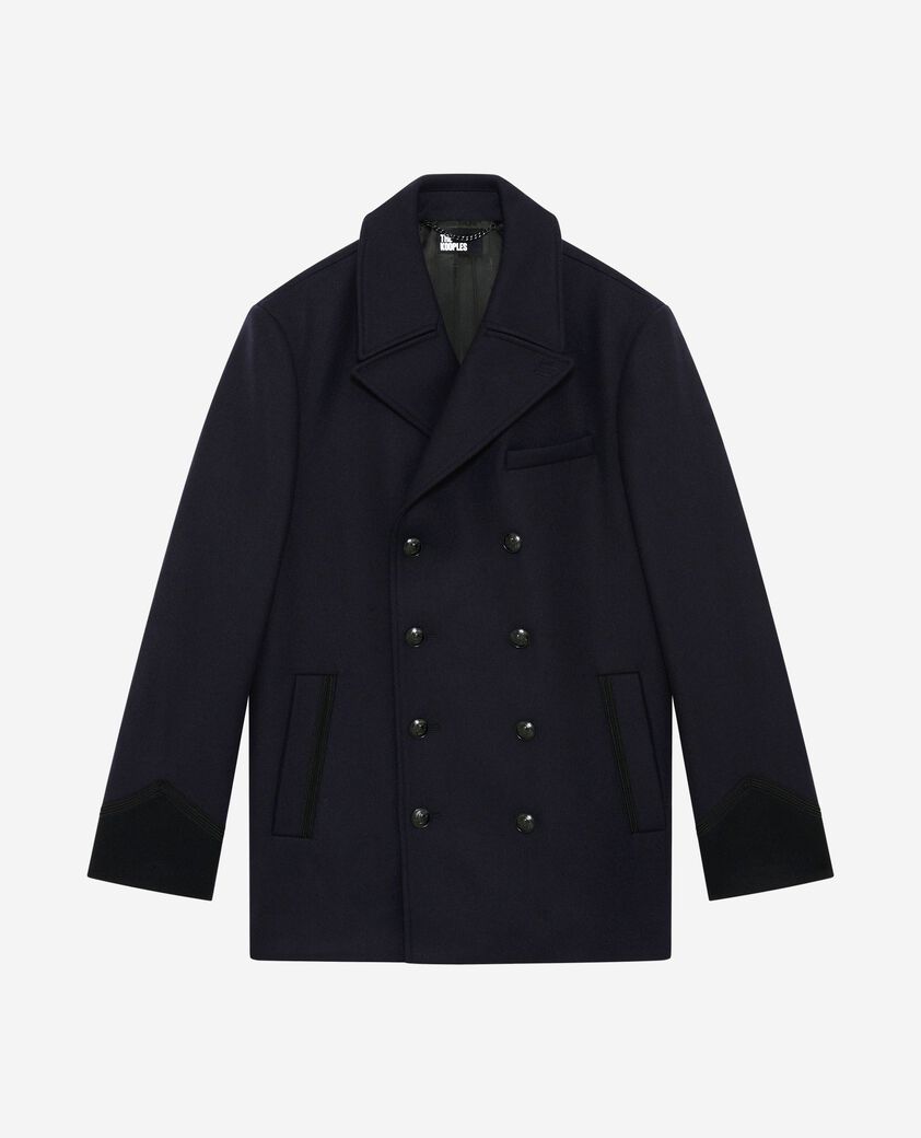The Kooples MEN NAVY navy pea jacket