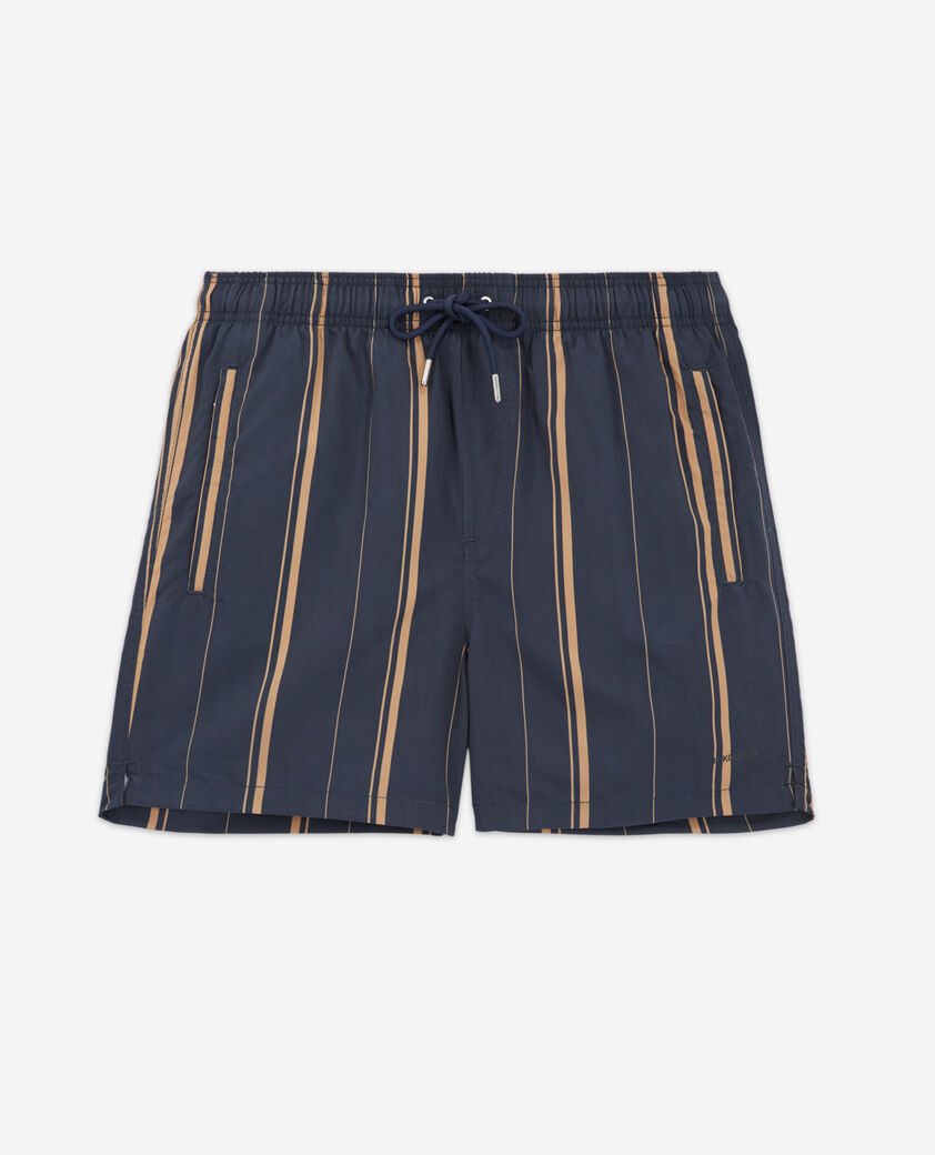 The Kooples HOMME null maillot de bain bleu marine logo contrasté