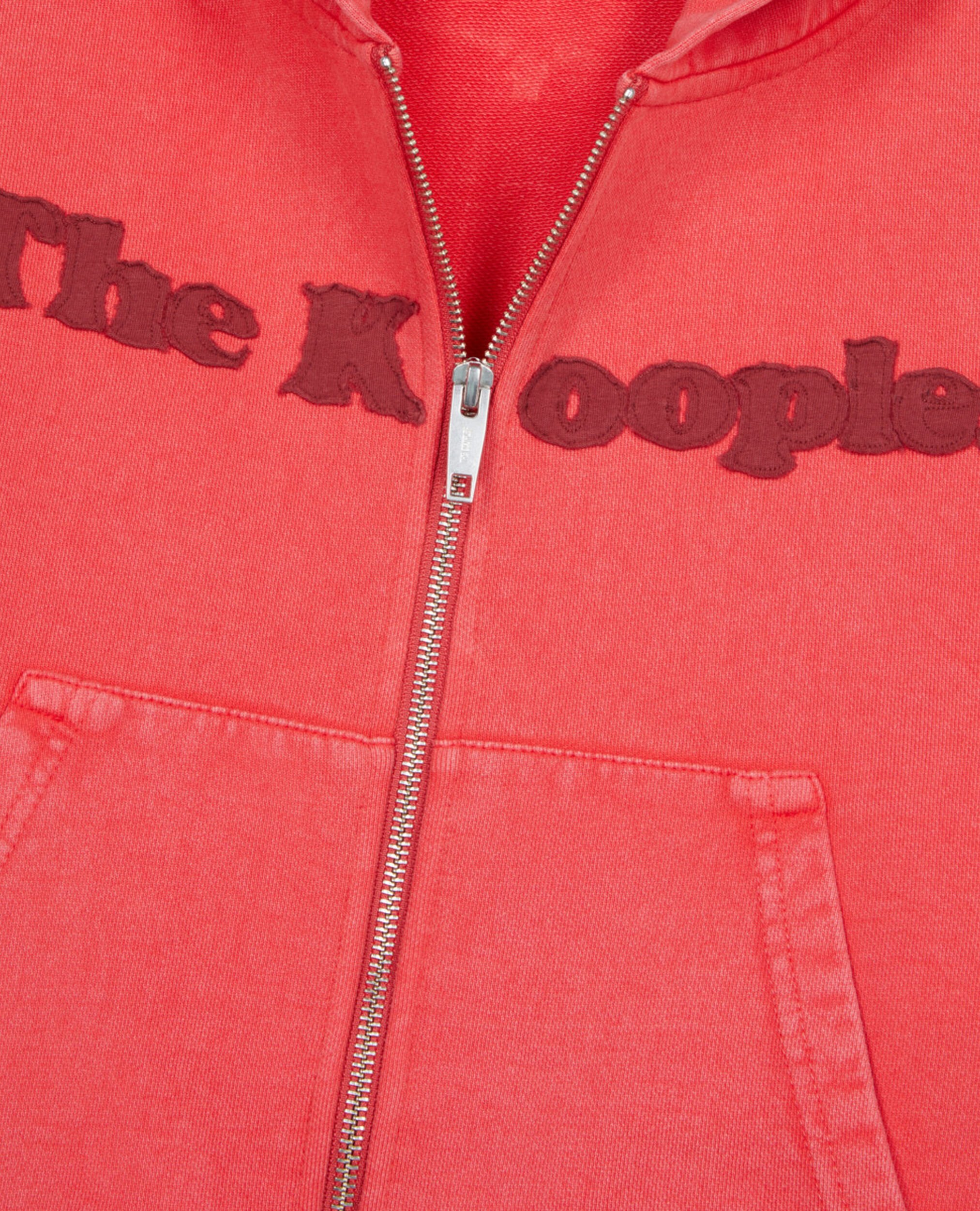Sweatshirt Logo à capuche rouge, RUBIS, hi-res image number null