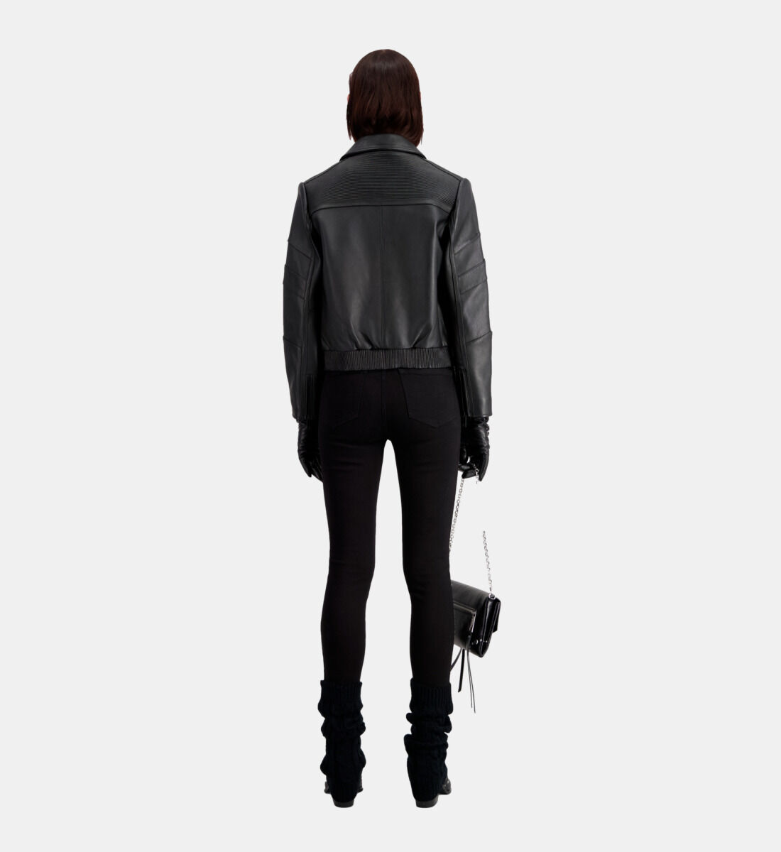 Kooples leather biker best sale jacket