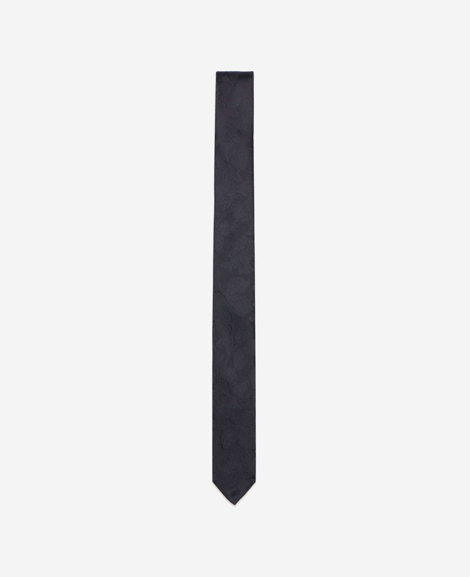 The Kooples MEN BLACK black silk tie