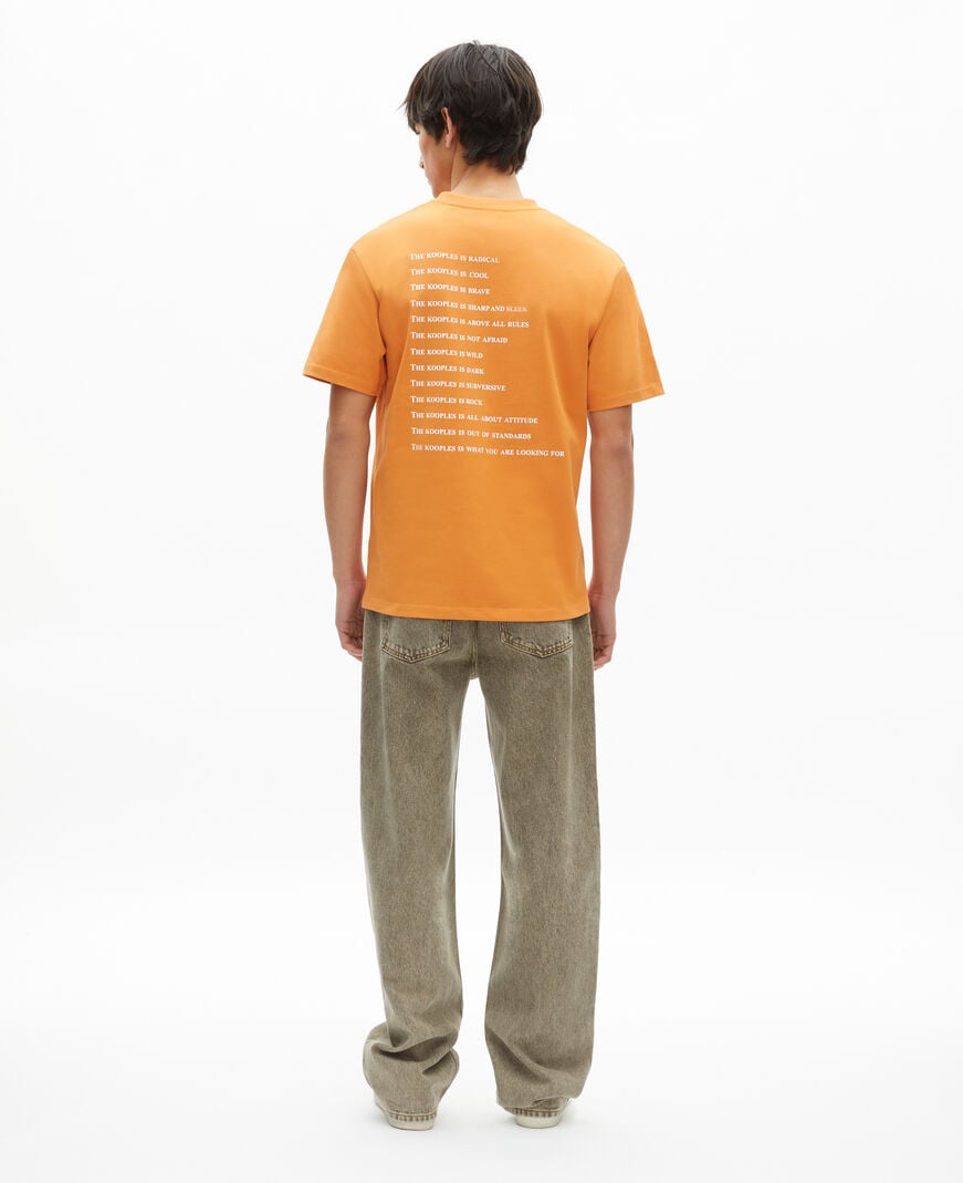 The Kooples H ABRICOT what is orange t-shirt