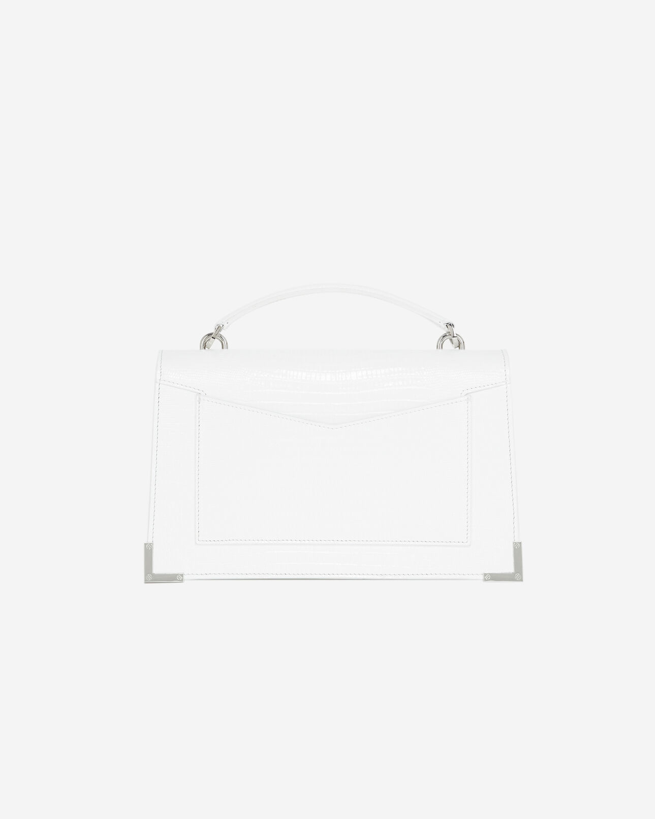 The Kooples WOMEN WHITE medium white leather emily bag