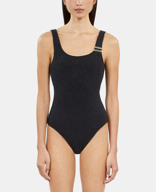 The Kooples FEMME BLACK maillot de bain the kooples x luz une pièce bretelles noir