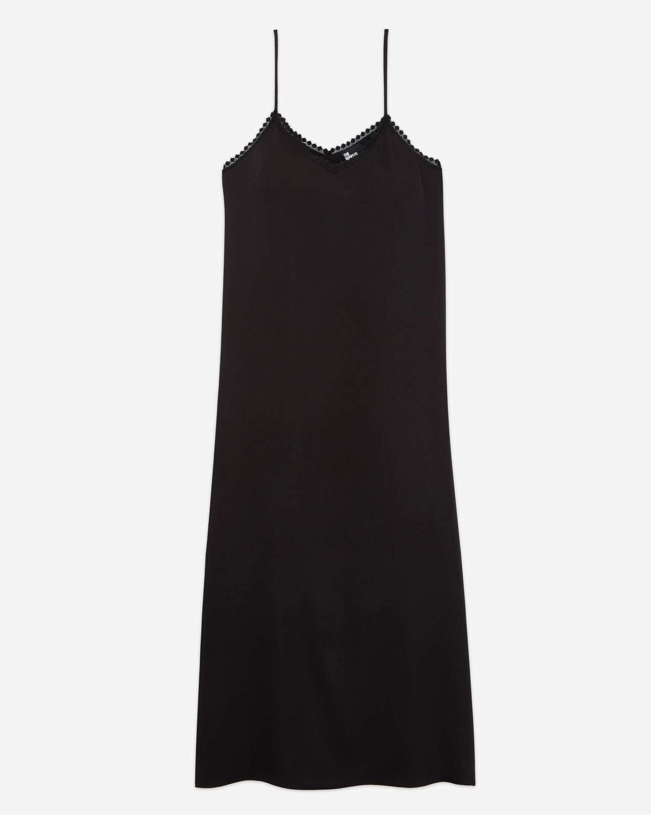 The Kooples FEMME BLACK robe longue dentelle noire
