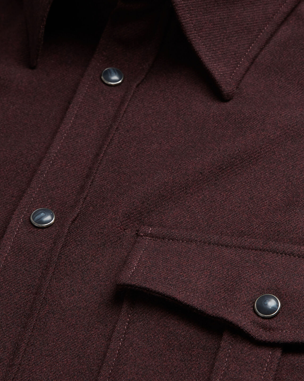 The Kooples MEN BURGUNDY red shirt with classic collar