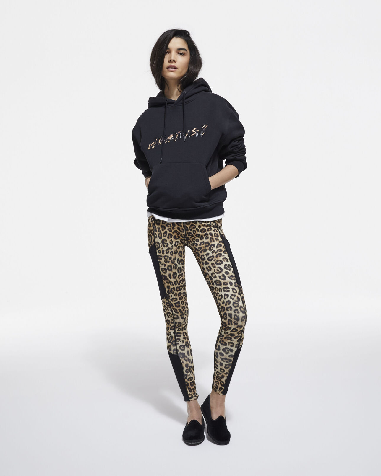 The Kooples WOMEN BLACK black what is sweatshirt