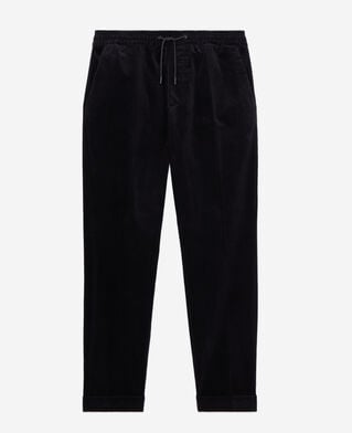 The Kooples MEN BLACK black corduroy trousers