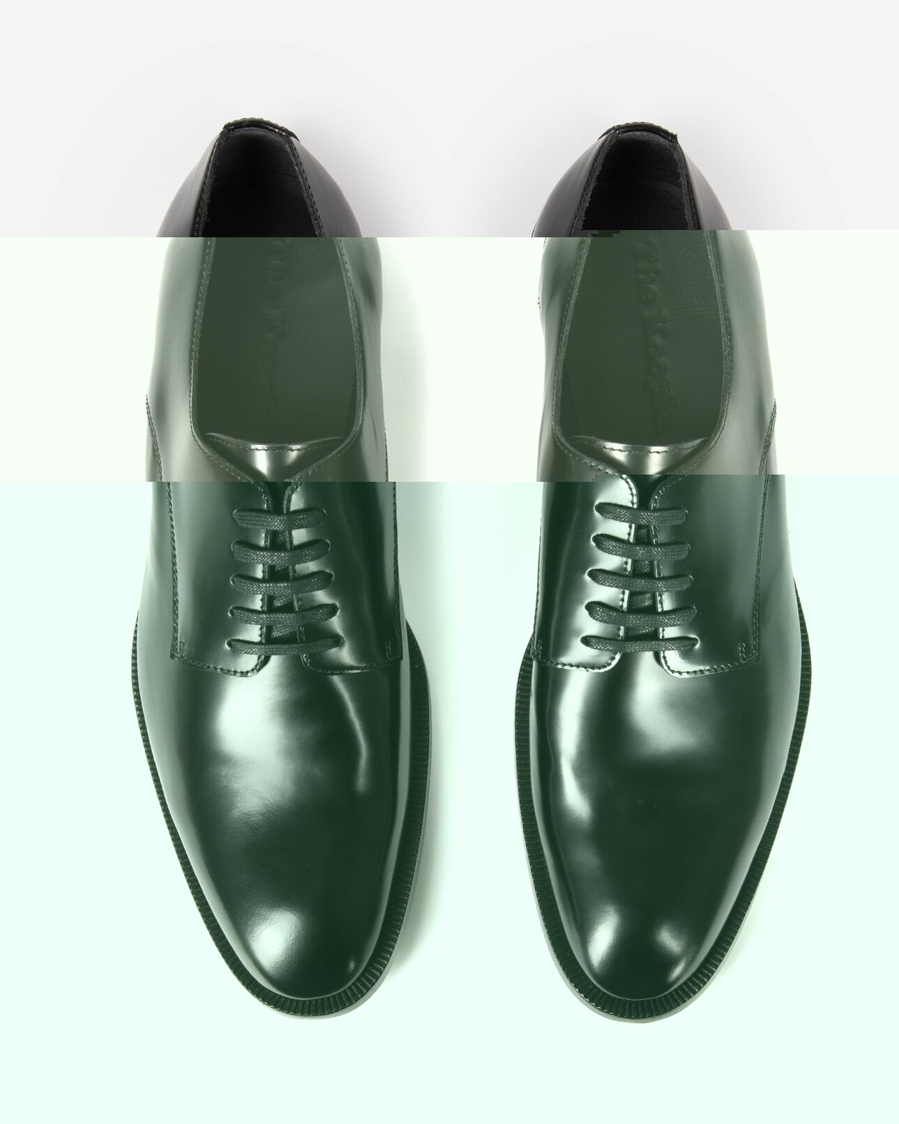 The Kooples HOMME BLACK derbies en cuir noir