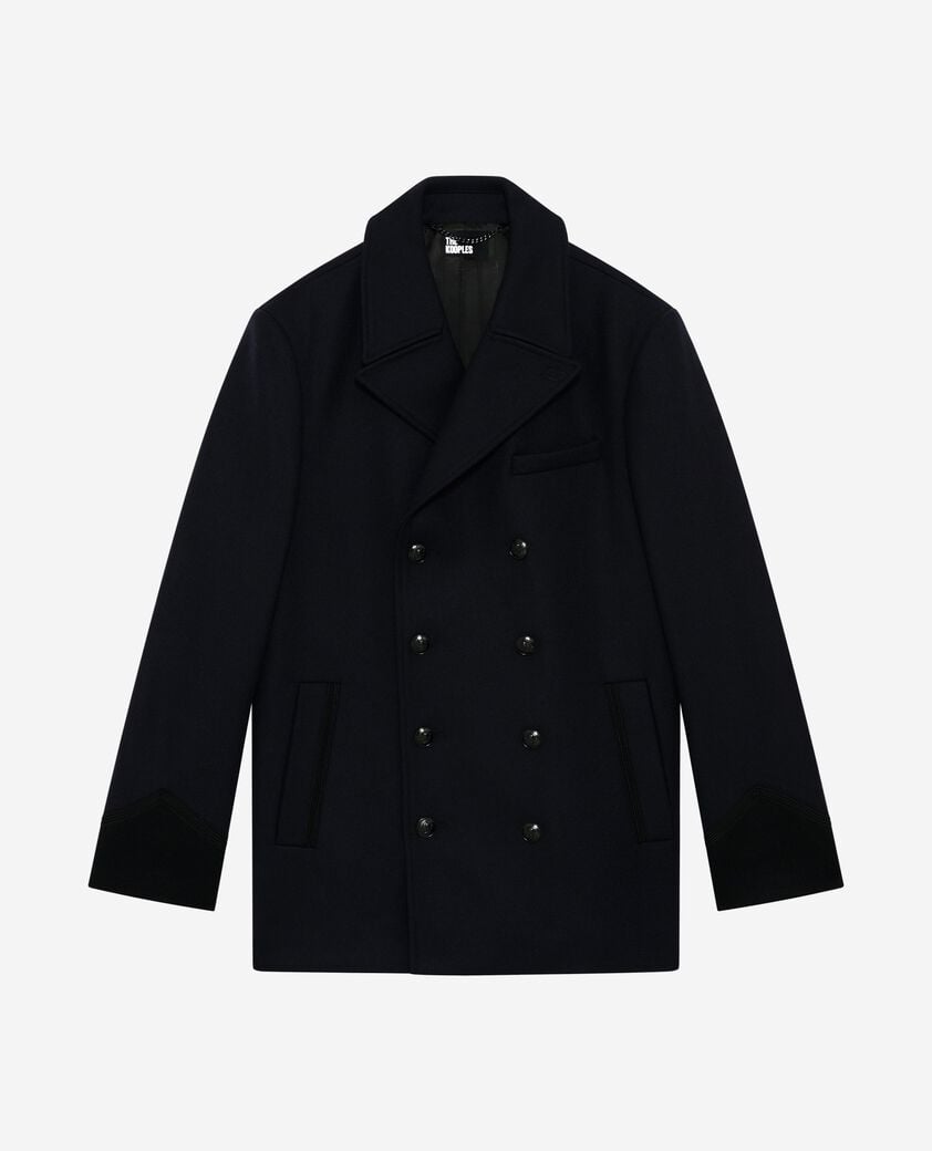 The Kooples MEN NAVY navy pea jacket