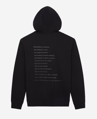 The Kooples HOMME BLACK sweatshirt à capuche what is noir