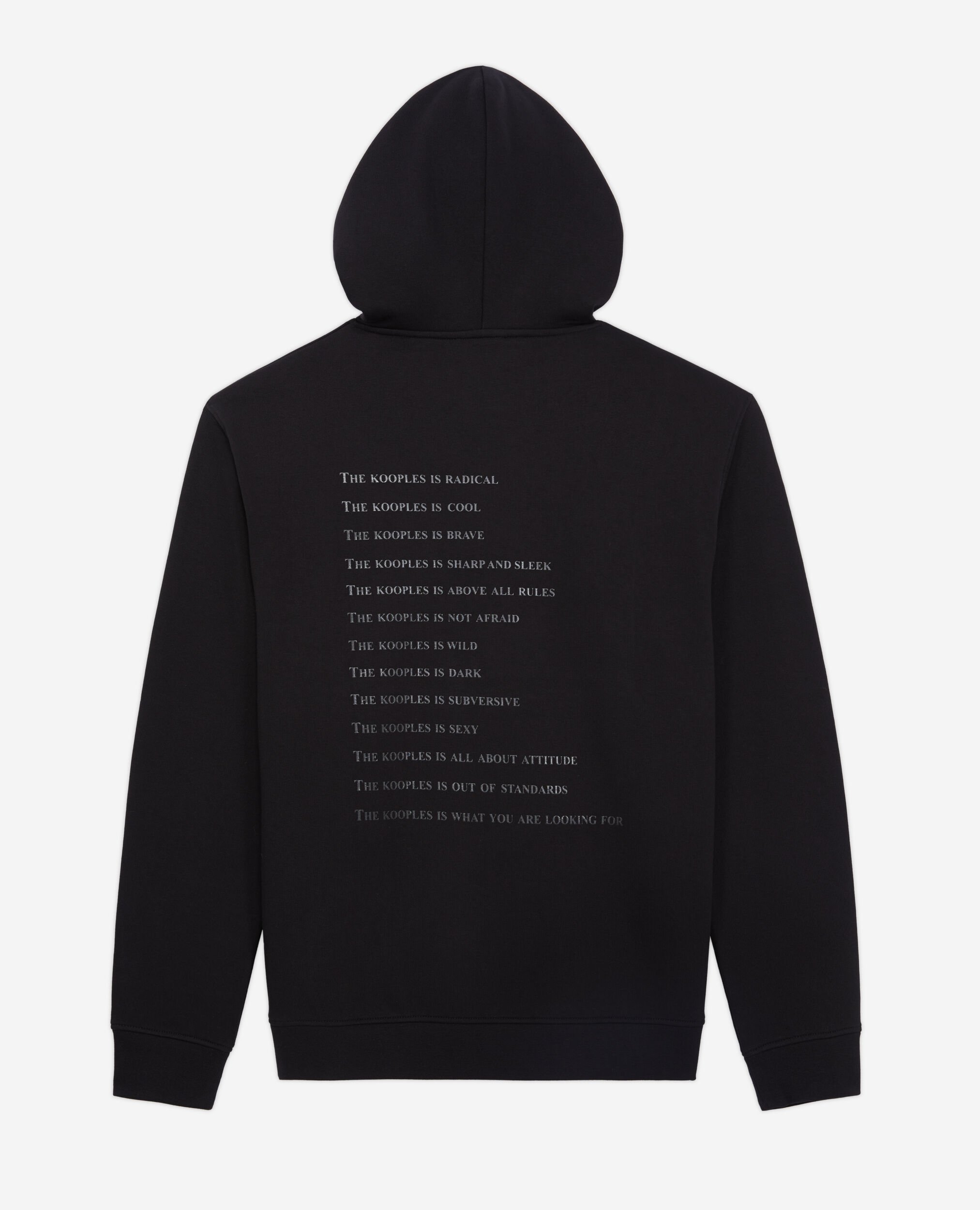 Sweatshirt à capuche What is noir, BLACK, hi-res image number null
