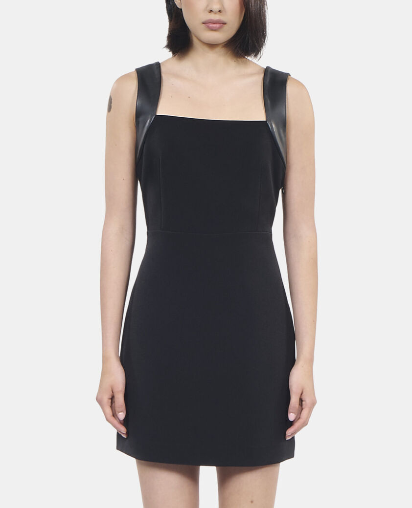 The Kooples WOMEN BLACK short black dress