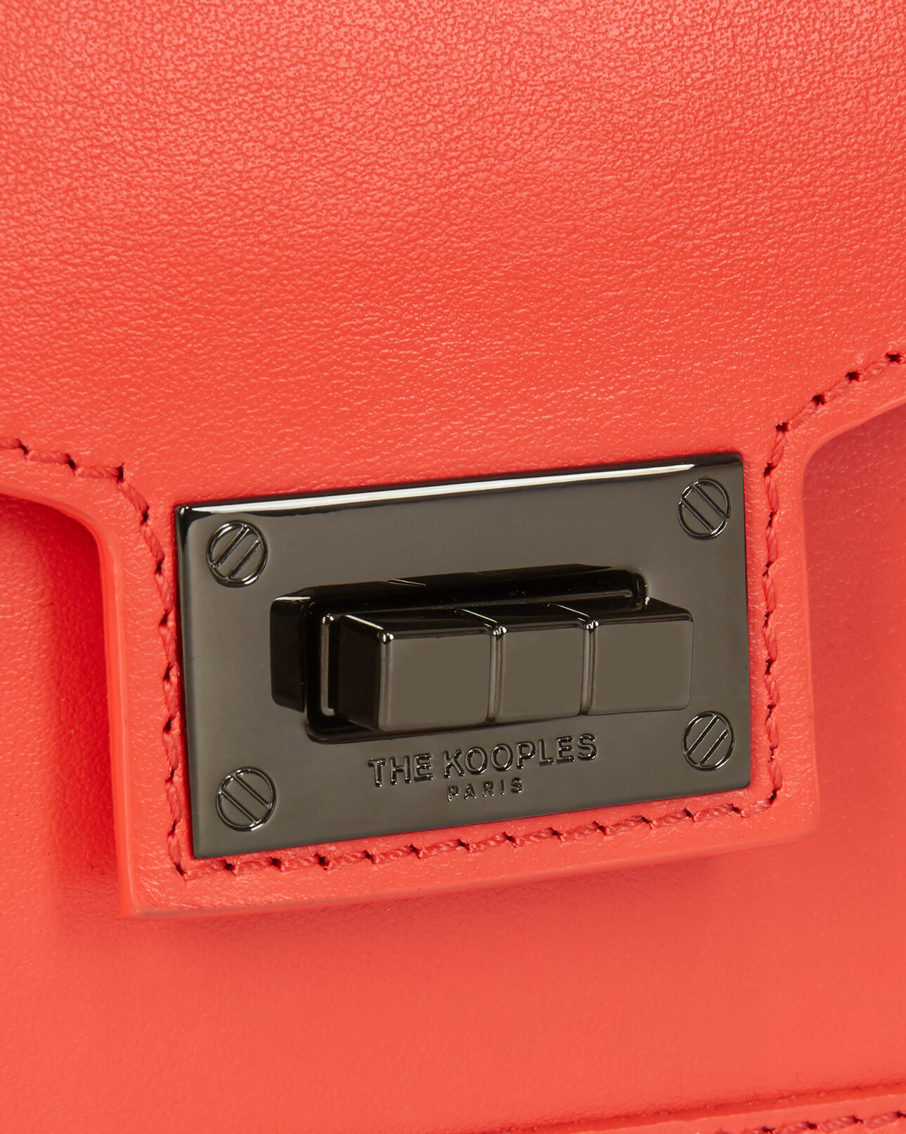 The Kooples WOMEN MANDARINE emily small orange leather bag