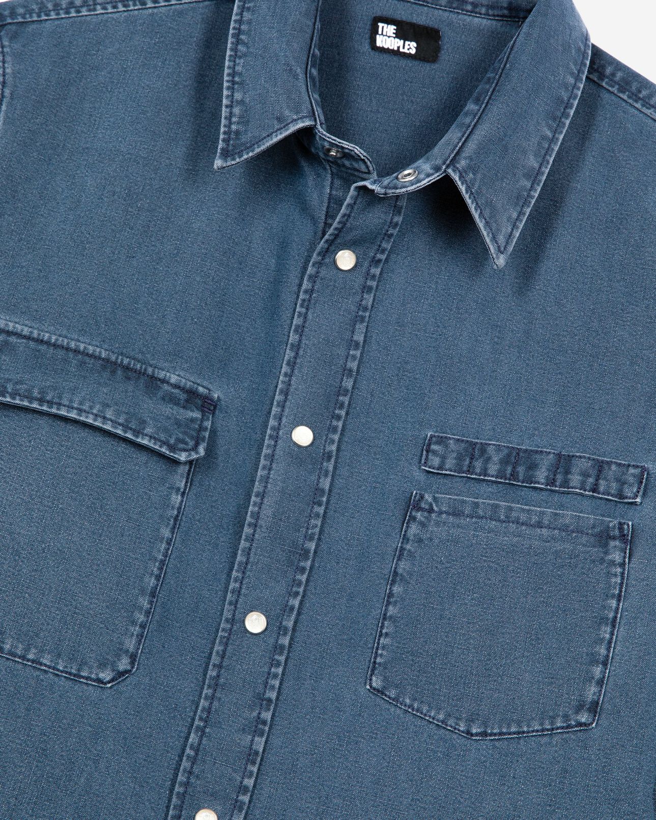 The Kooples MEN STORM long-sleeved denim shirt