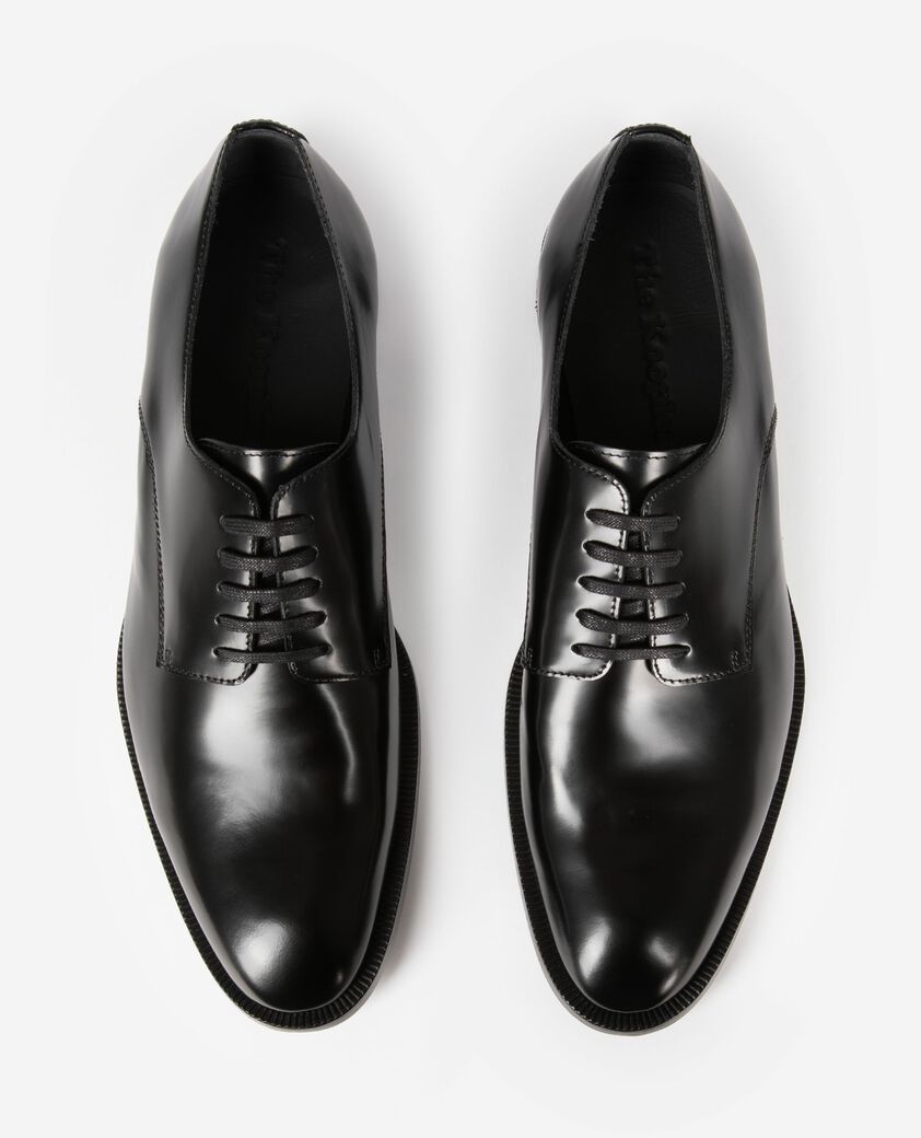The Kooples HOMBRE BLACK derbies de cuero negro