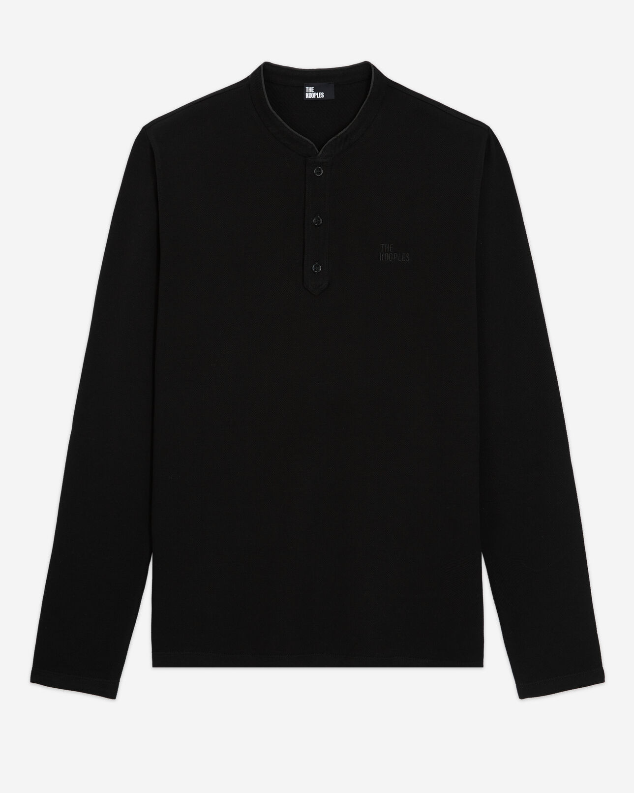 The Kooples MEN BLACK the kooples black logo polo