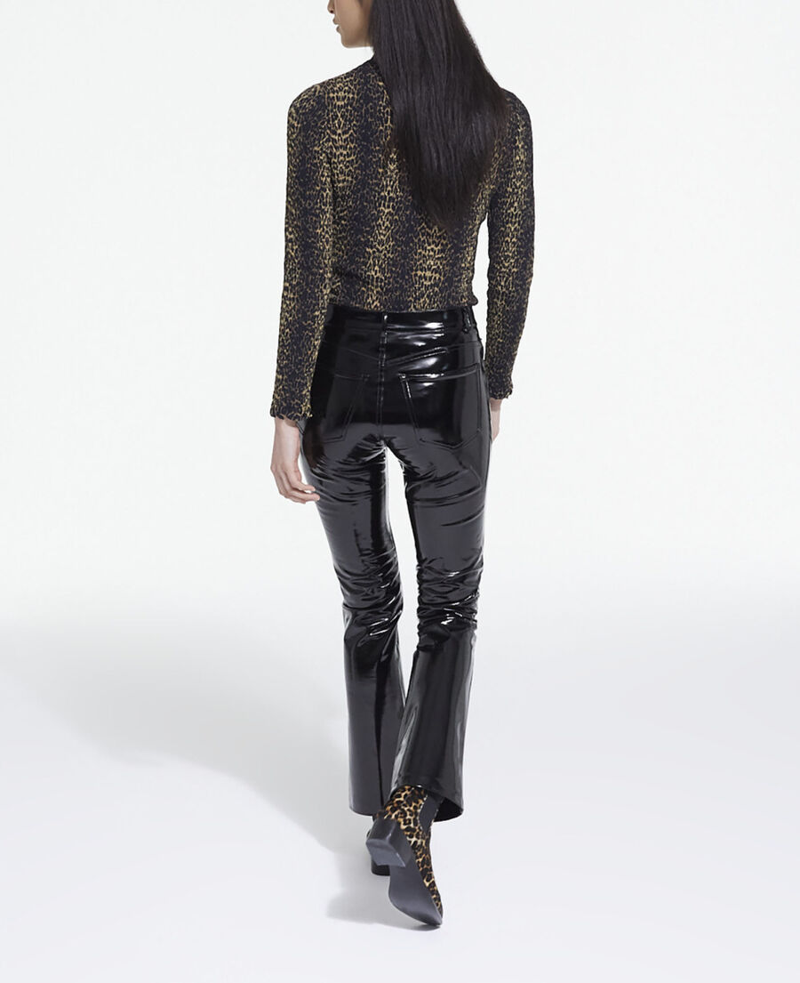 The Kooples FEMME LEOPARD top léopard