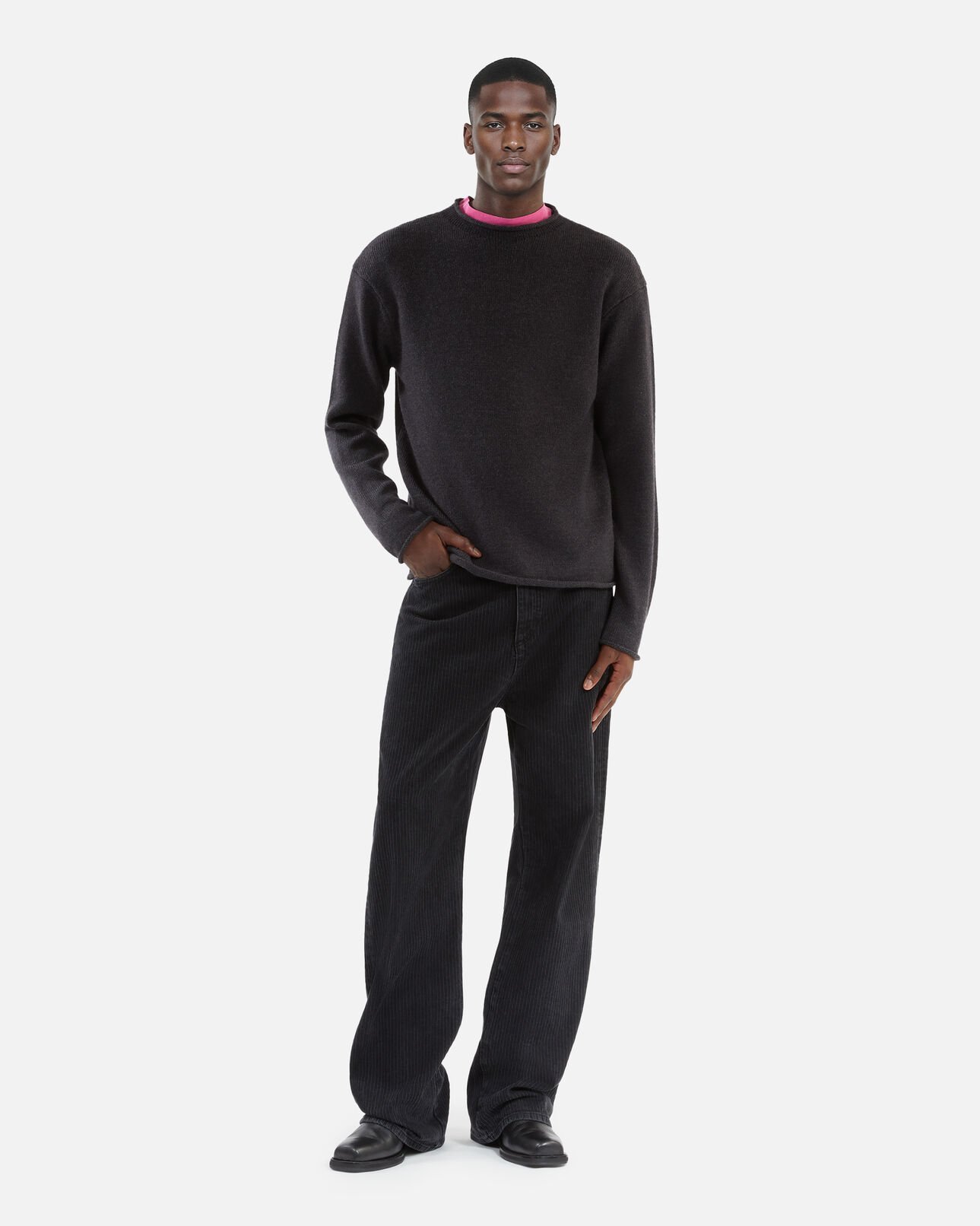 The Kooples HOMBRE MIDDLE GREY MEL jersey de lana gris