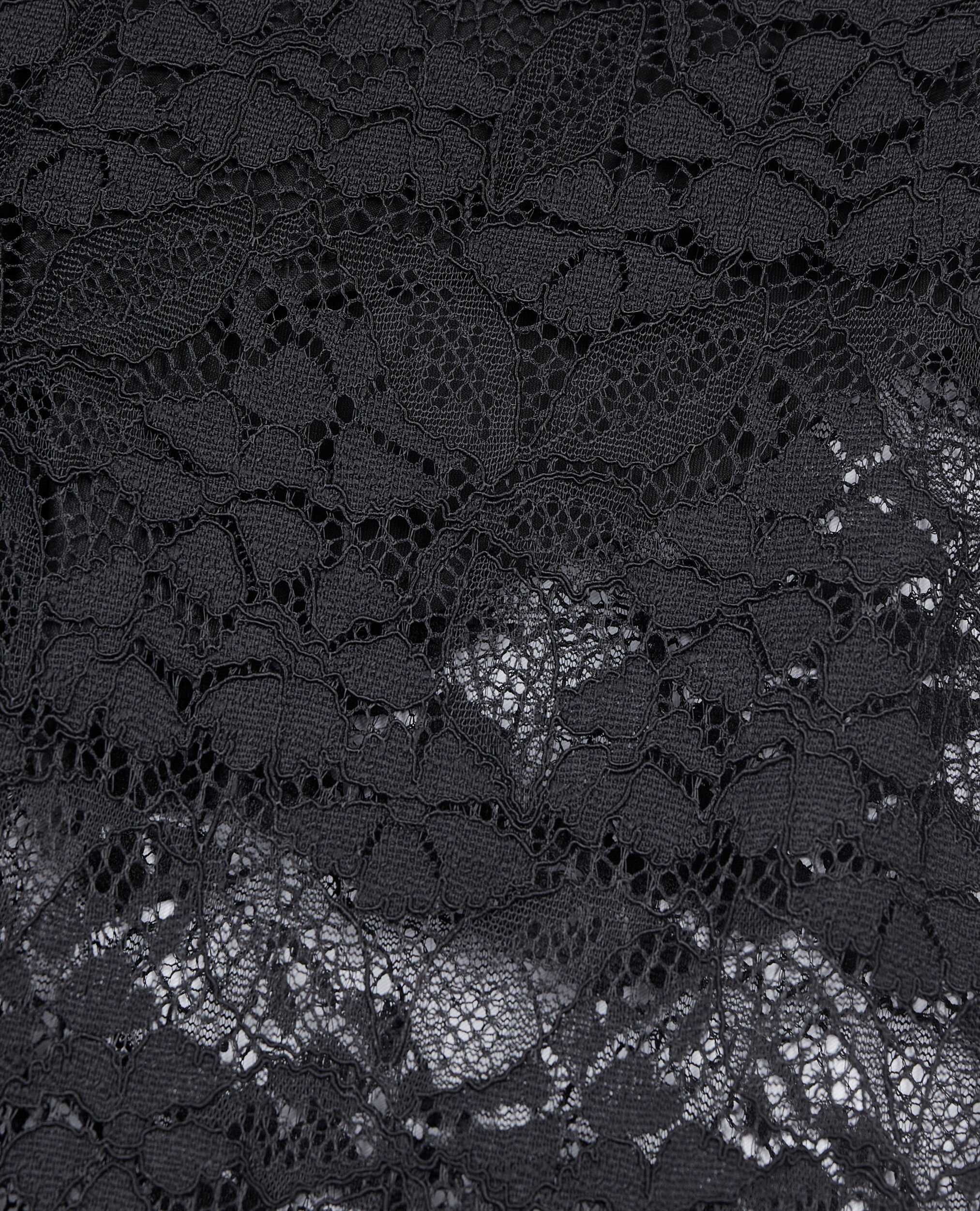Black lace trousers, BLACK, hi-res image number null