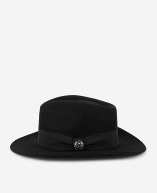 The Kooples MIXED BLACK black wool hat
