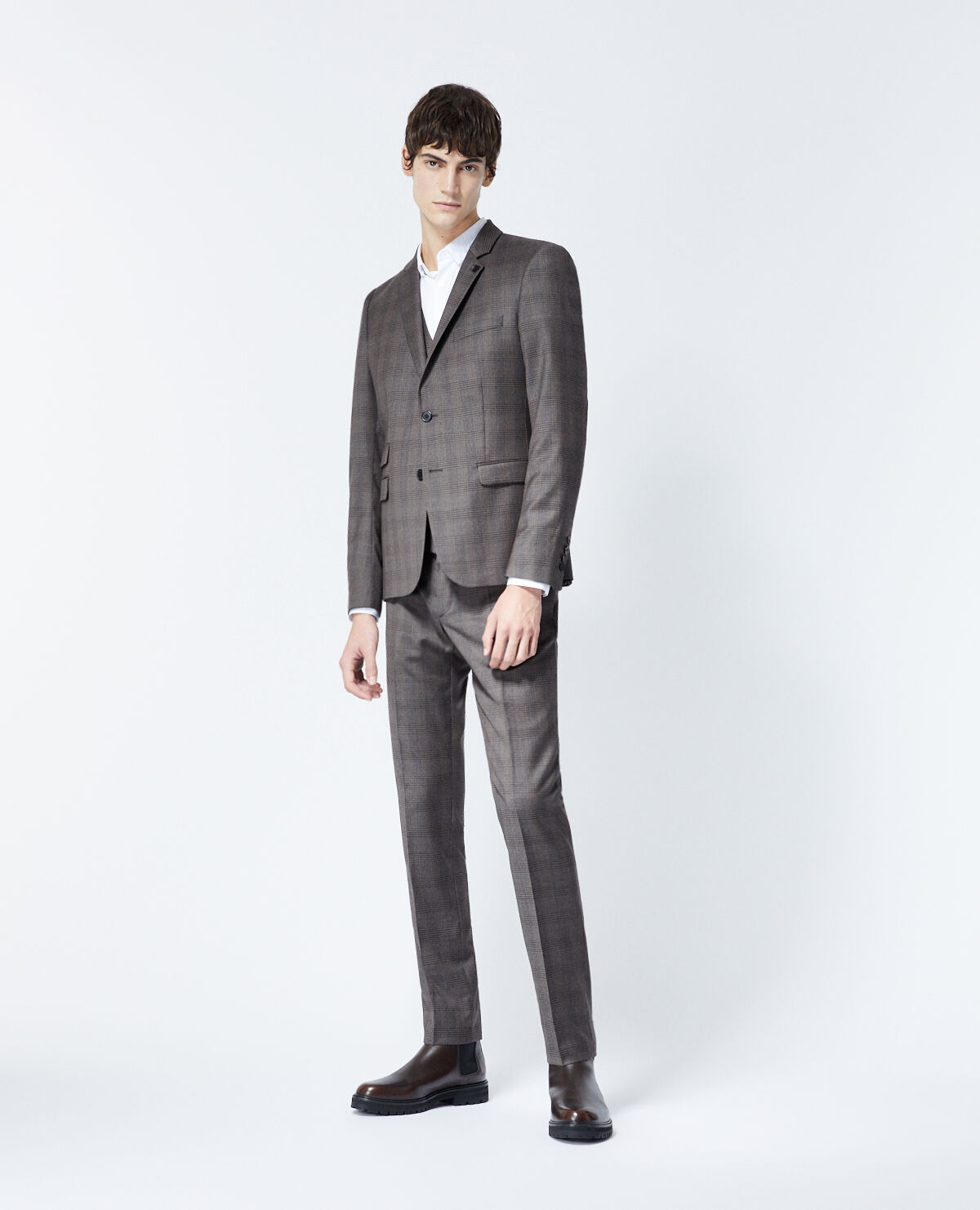 Pantalon costume 2025 carreaux