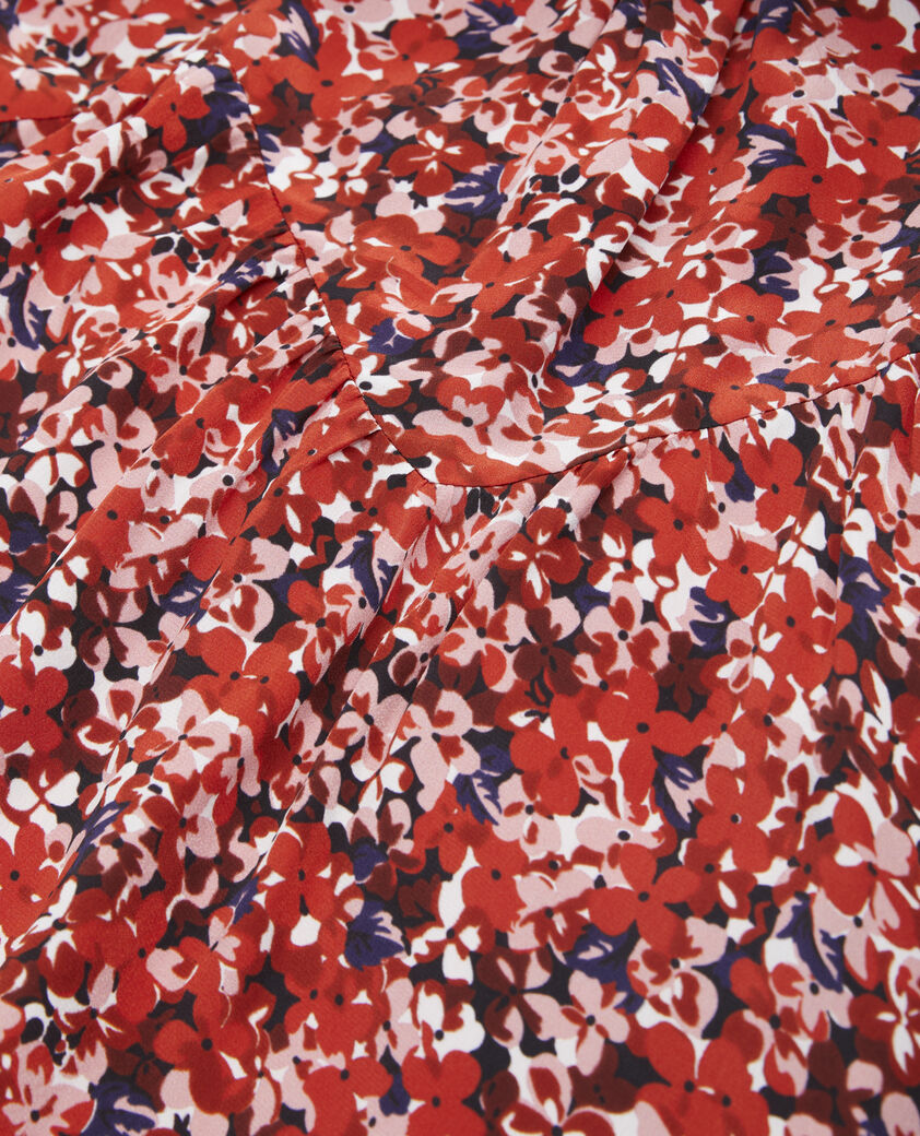 The Kooples WOMEN null red floral print shirt