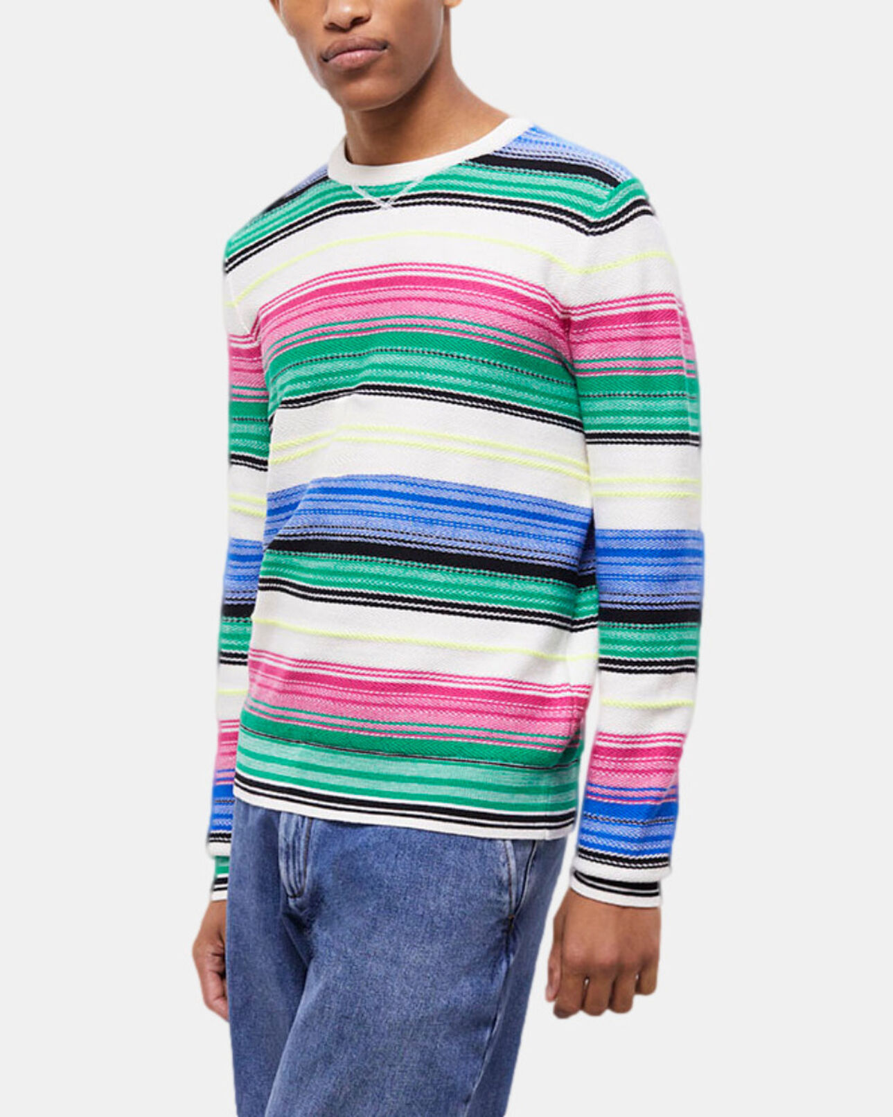 The Kooples HOMME MULTICOLOR pull imprimé en laine