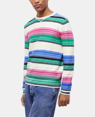 The Kooples H MULTICOLOR wool printed sweater