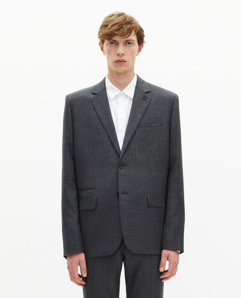 The Kooples H GREY grey wool suit jacket