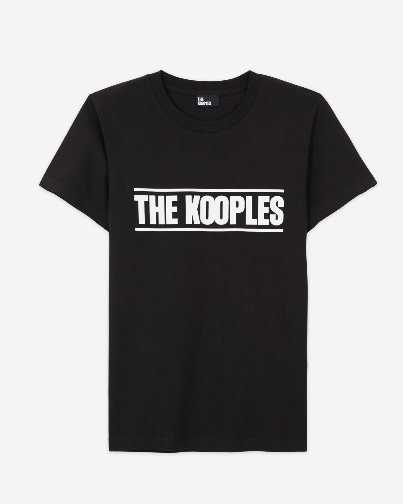 The Kooples FEMME BLACK t-shirt femme logo the kooples noir