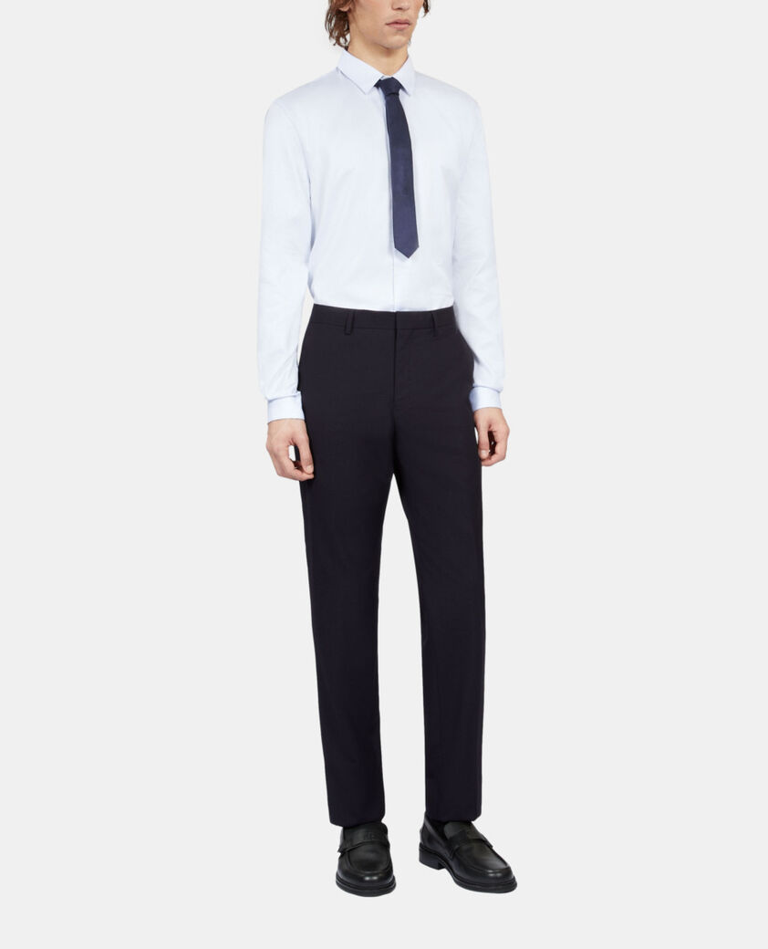 The Kooples MEN DARK NAVY navy blue wool suit trousers