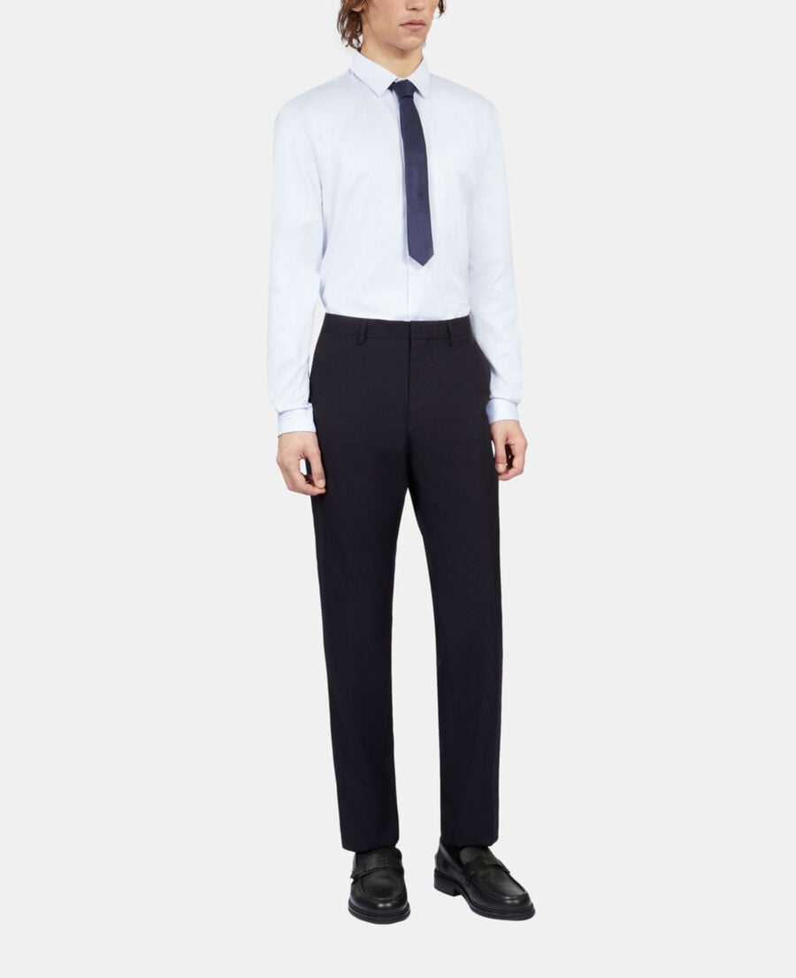 The Kooples HOMBRE DARK NAVY pantal&oacute;n traje azul marino lana