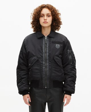 The Kooples F BLACK the kooples x schott nyc black bomber jacket