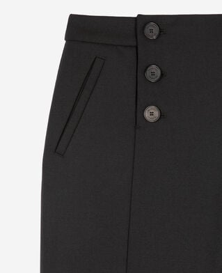 The Kooples WOMEN BLACK black flare pants