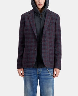 The Kooples H CARREAUX checkered wool jacket