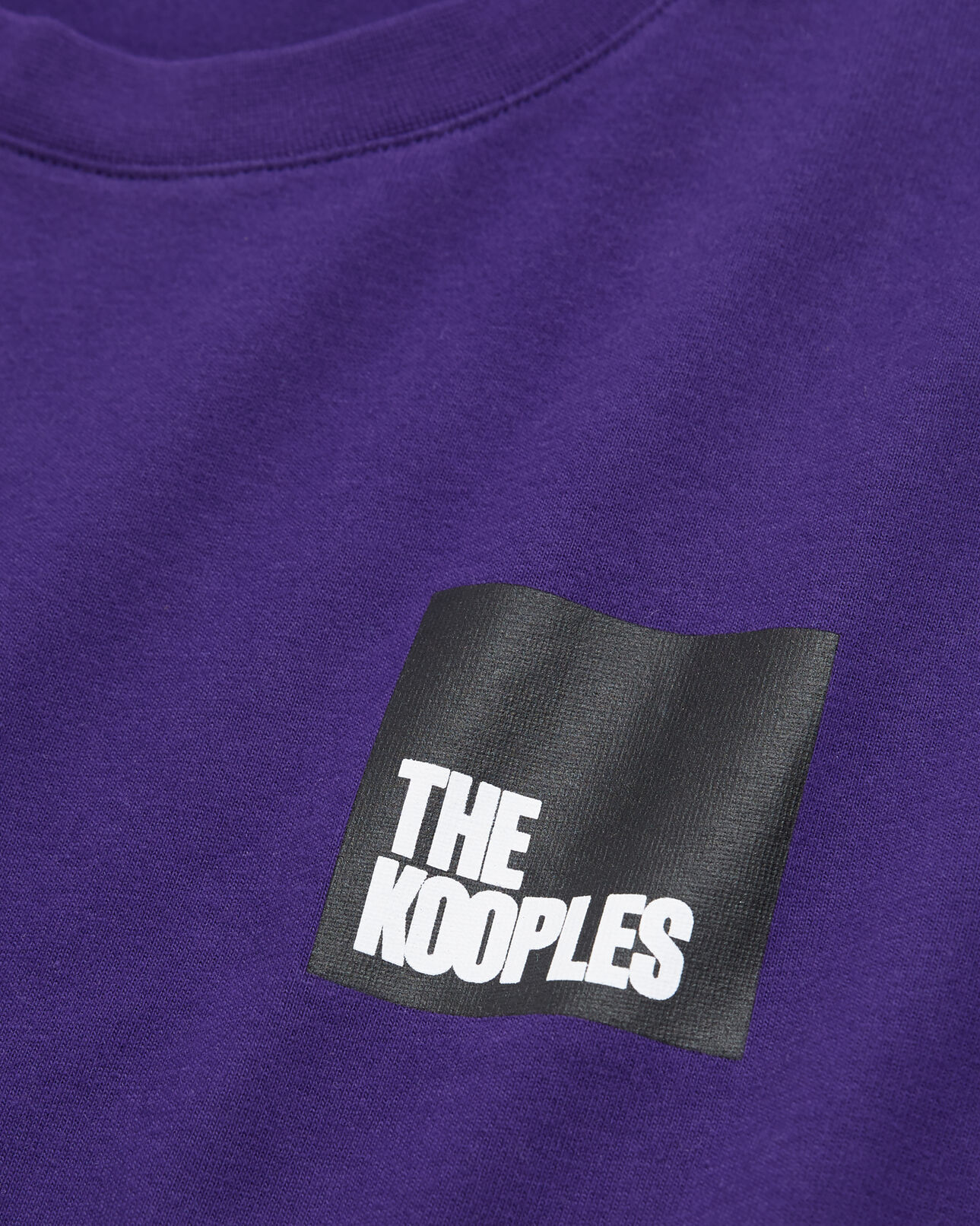 The Kooples HOMBRE PURPLE camiseta logotipo violeta para hombre