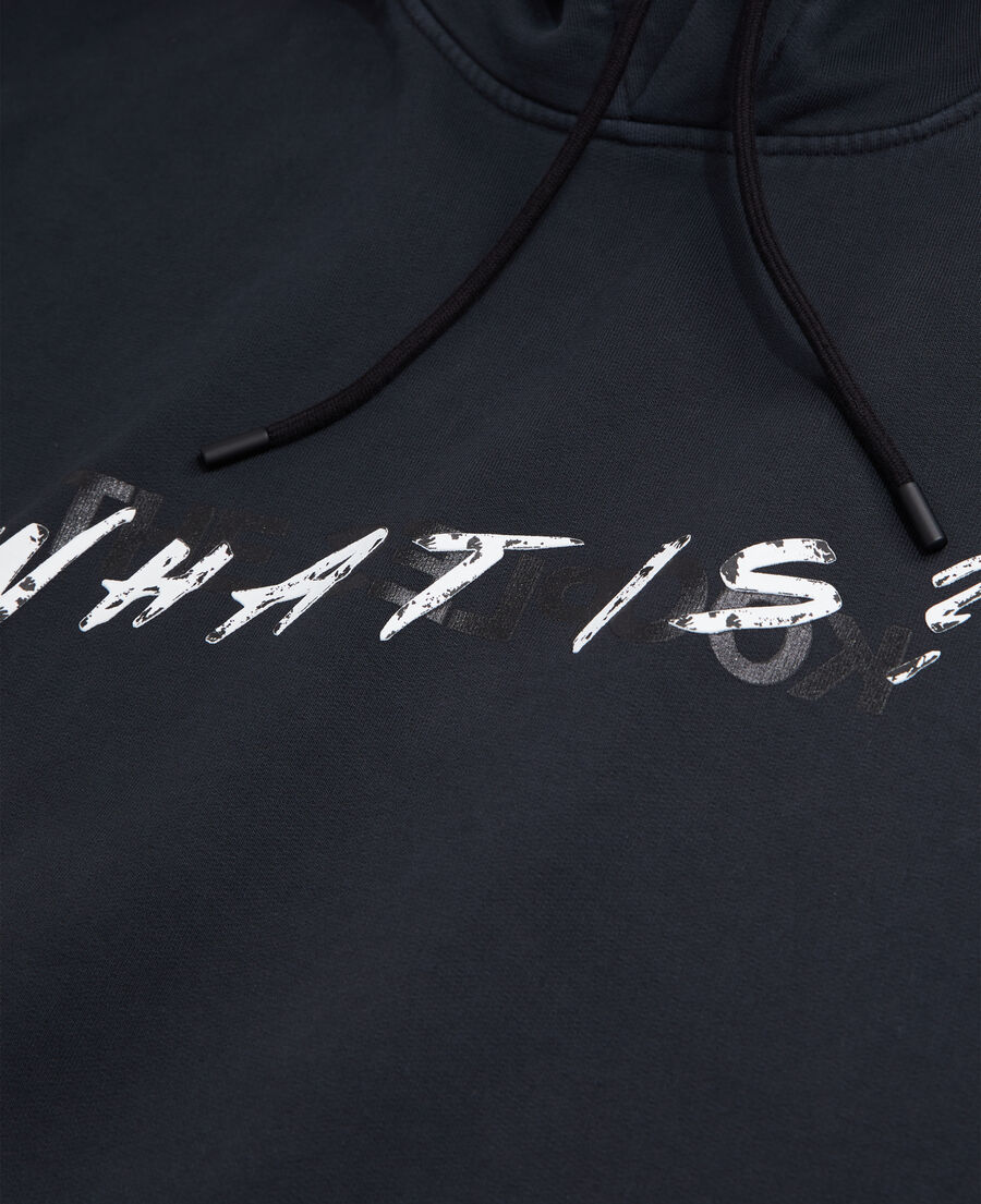 men's black what is hoodie
