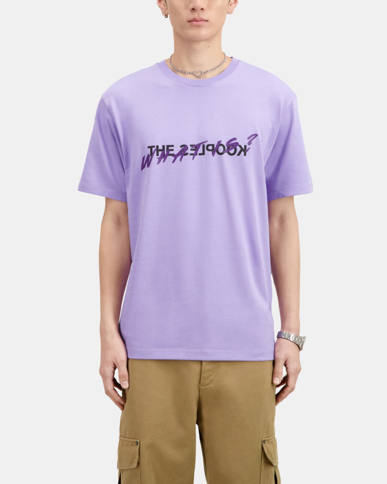 The Kooples HOMME LIGHT PURPLE t-shirt what is mauve