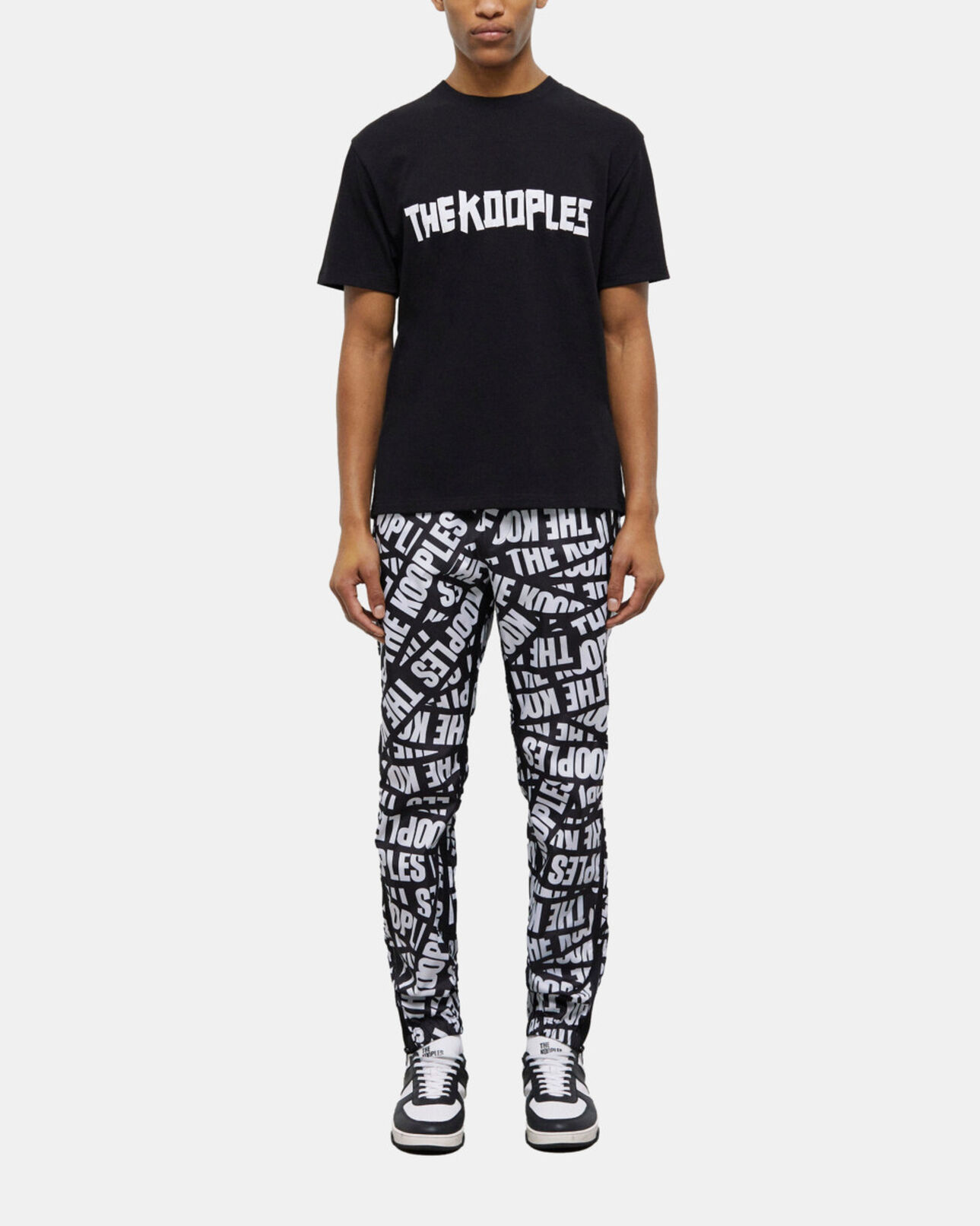 The Kooples HOMME BLACK t-shirt homme logo the kooples noir