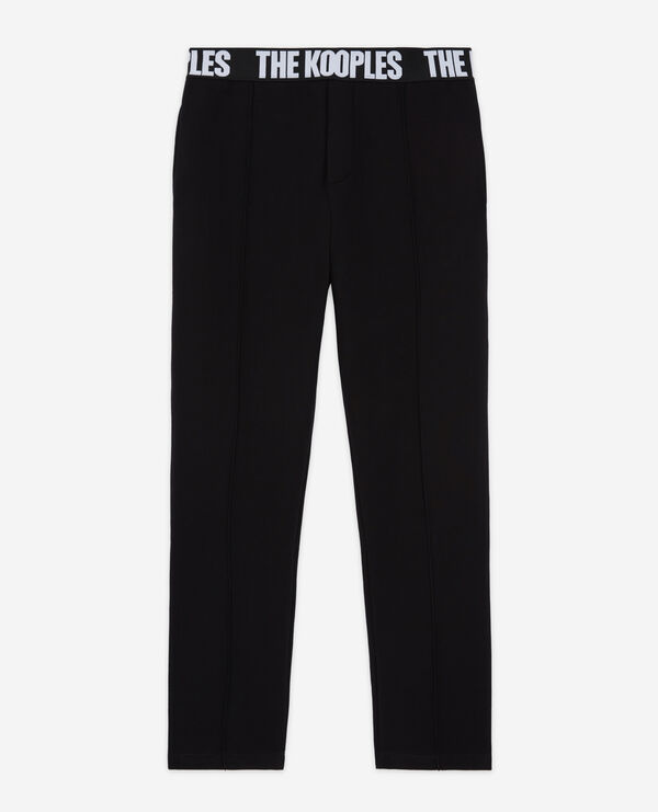 pantalon logo the kooples noir